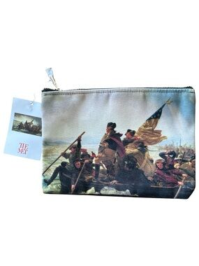 Metropolitan Museum of Art Washington Crossing the Delaware Zipper Pouch
